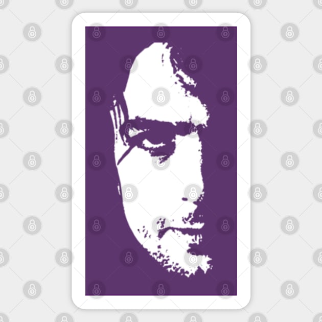 Syd Barrett - Pink Floyd Sticker by Desert Owl Designs